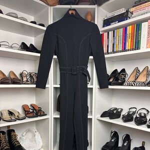 Marcia Black Belted Jumpsuit